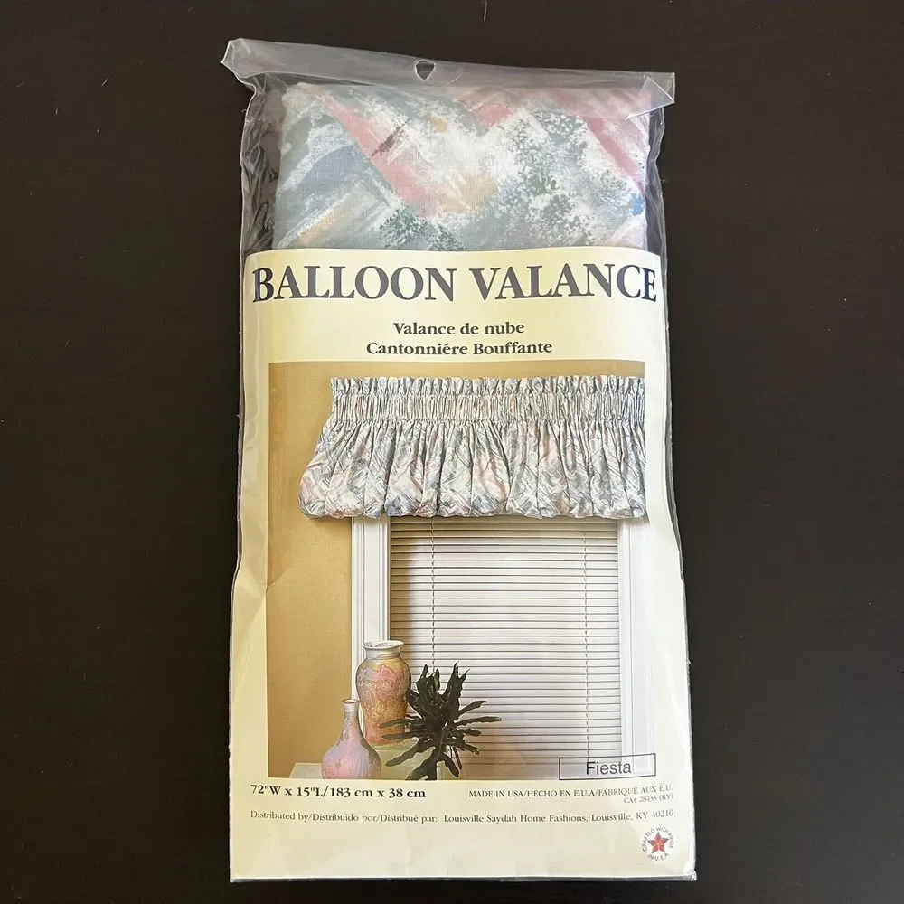 Vintage NWT Balloon Valance 72